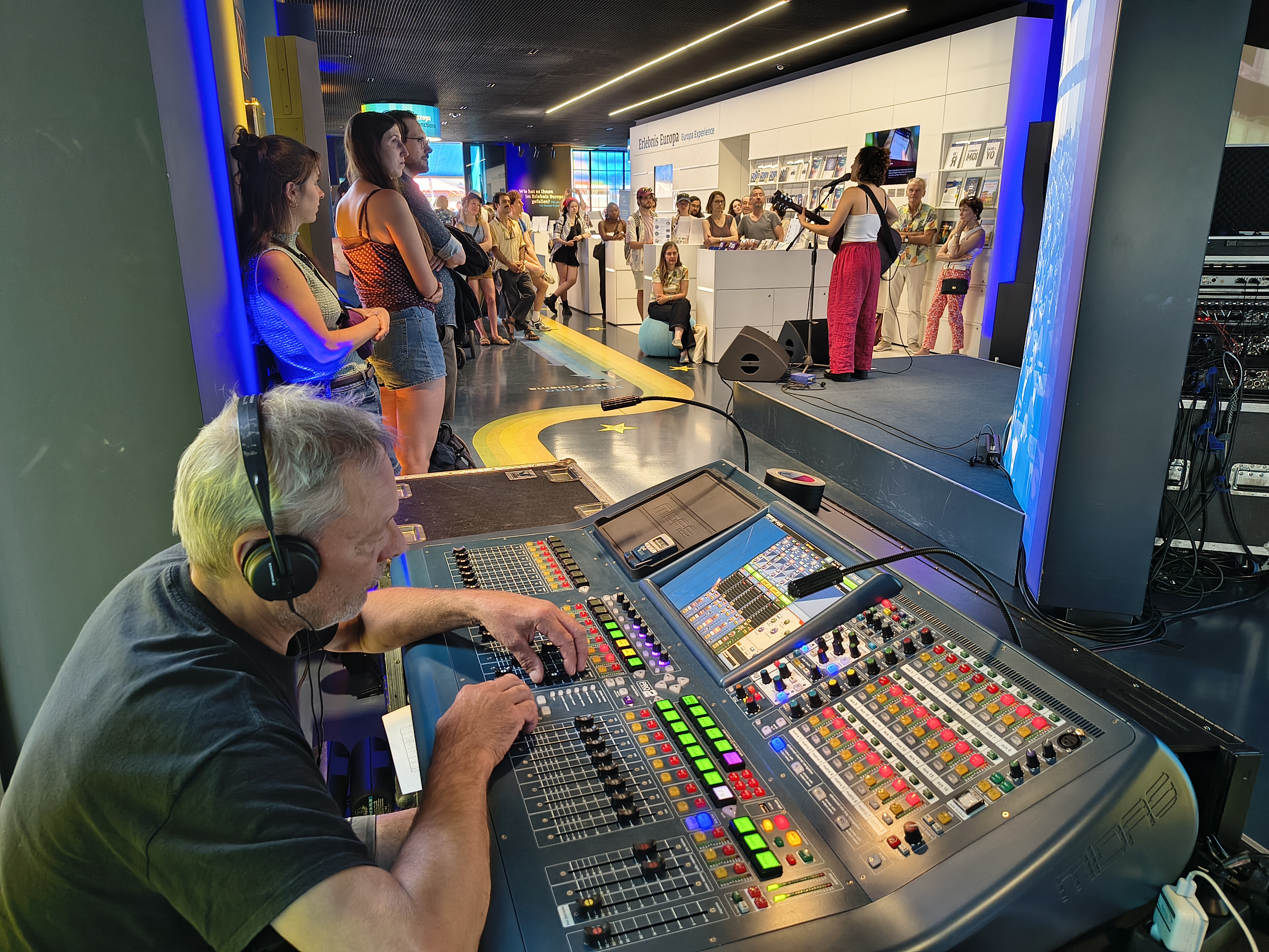 Fête de la musique im Erlebnis Europa im Juni.